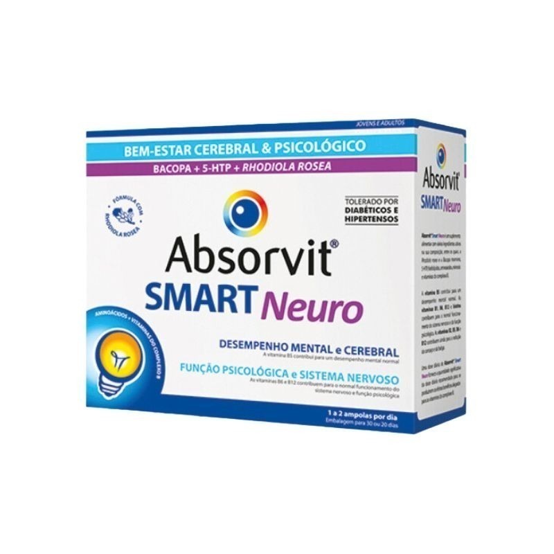 Absorvit Smart Neuro 30 ampolas