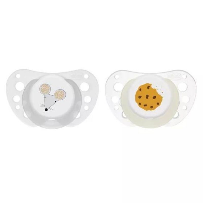 Chicco Physio Chupetas Air Silicone Cinzenta 16-36M