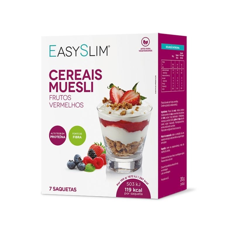 Easyslim Cereais Muesli Frut Verm 30gx7