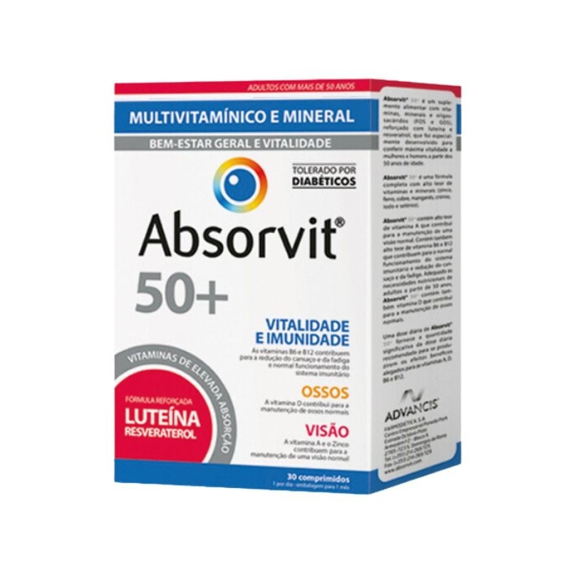 Absorvit 50+ 30 comprimidos