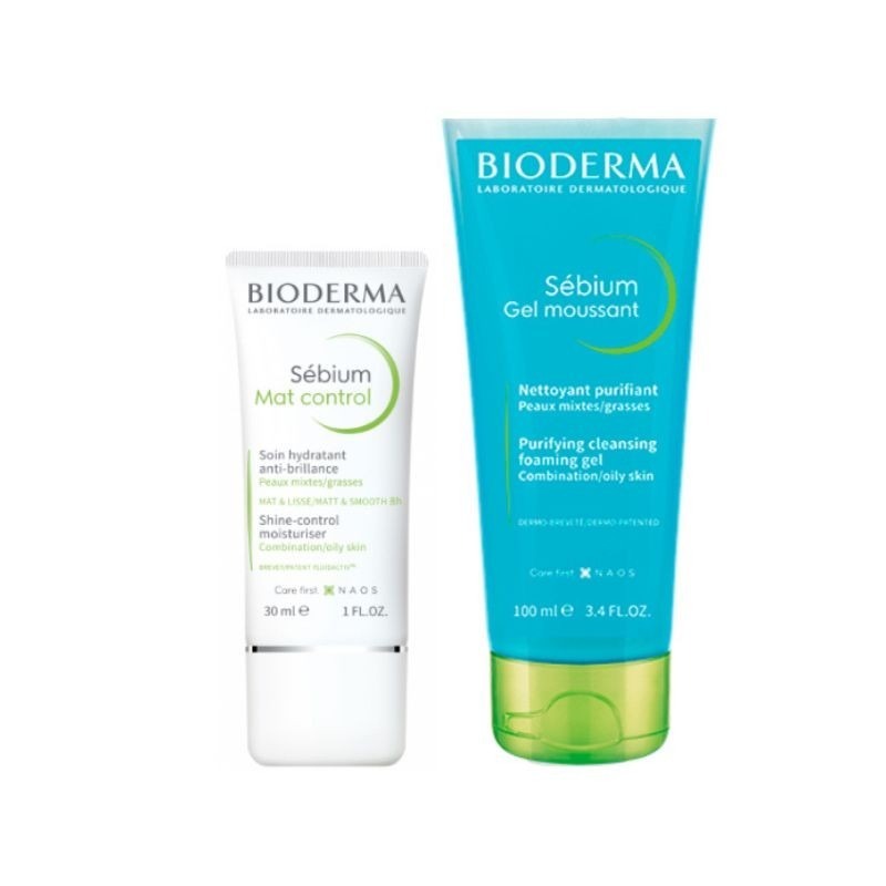 Bioderma Sébium Mat 30ml + Sébium Gel Moussant 100ml