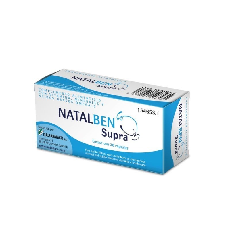 Natalben Supra 30 Cápsulas