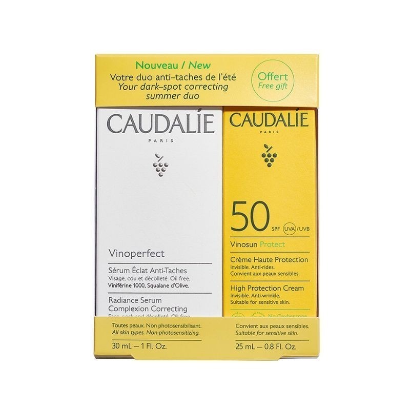 Caudalie Vinoperfect Sérum 30ml + Vinosun Protect SPF50+ 25ml Caudalie Vinoperfect Sérum 30ml + Vinosun Protect SPF50+ 25ml
