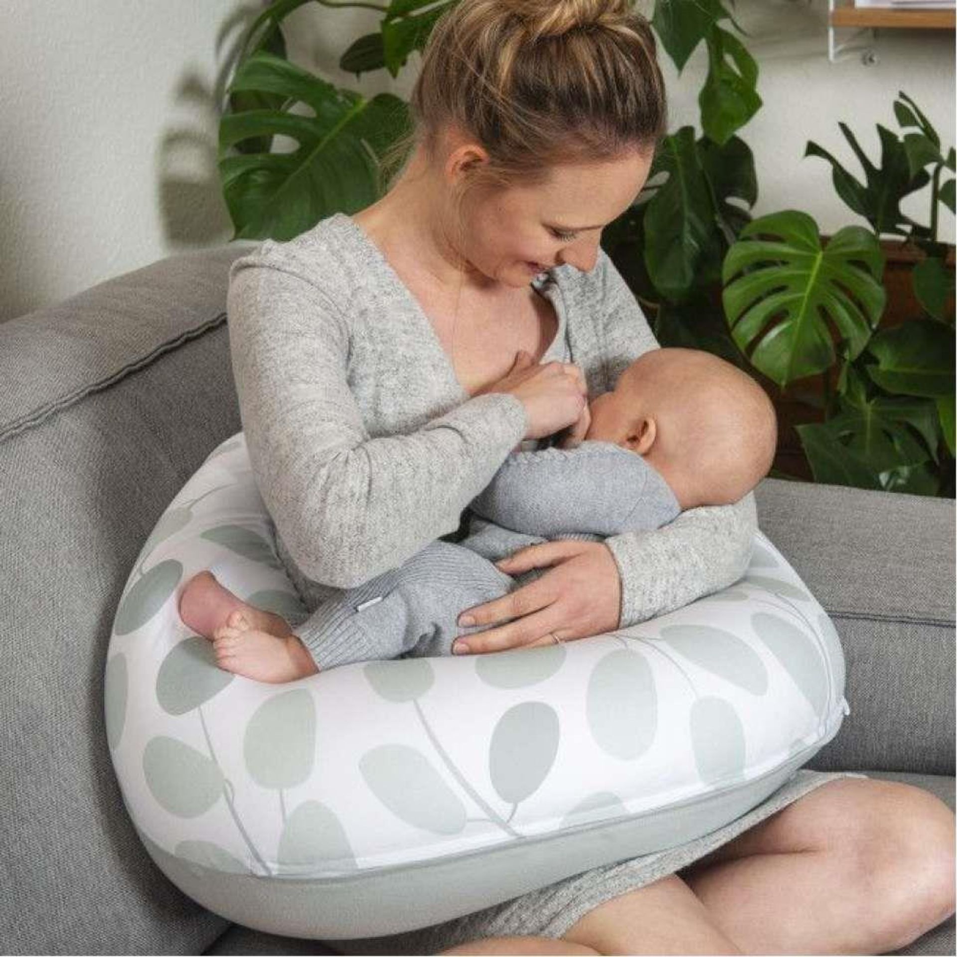 Doomoo Budy Folhas Verde Agua