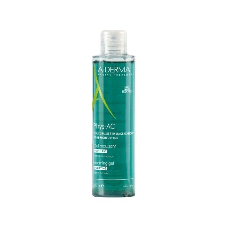 A-derma Phys-AC Gel Espuma Purificante 200ml