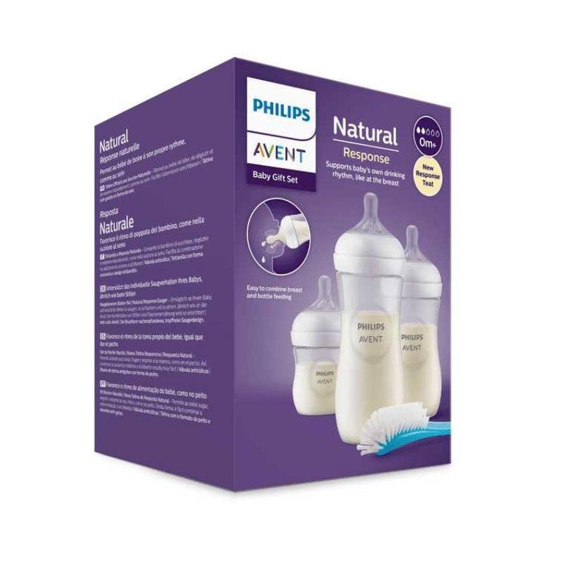 Philips Avent Natural Response Baby Gift Set +0M Philips Avent Natural Response Baby Gift Set +0M