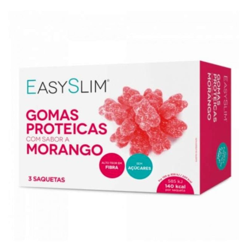 EasySlim Gomas Proteicas Morango 3x70g EasySlim Gomas Proteicas Morango 3x70g