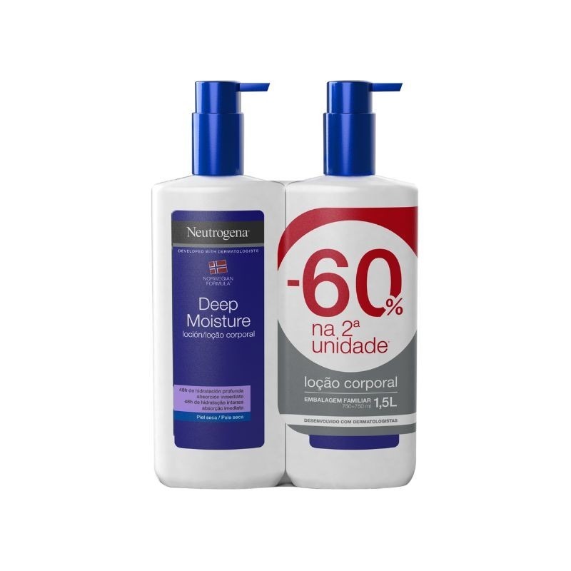 Neutrogena Hidratação Profunda Loção Corporal 2x750ml