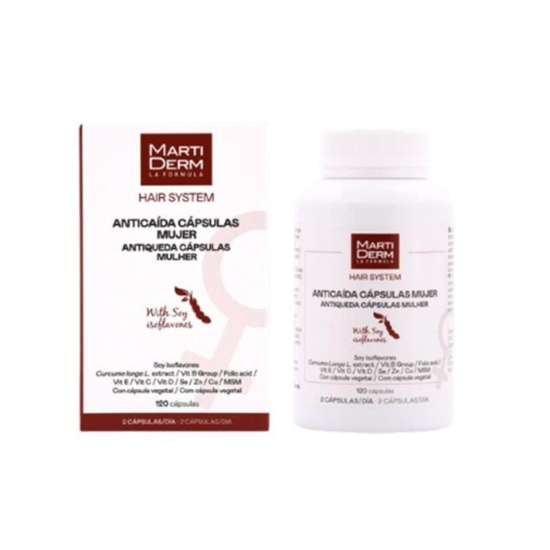 Martiderm Hair System Cápsulas Antiqueda Mulher 120 cápsulas