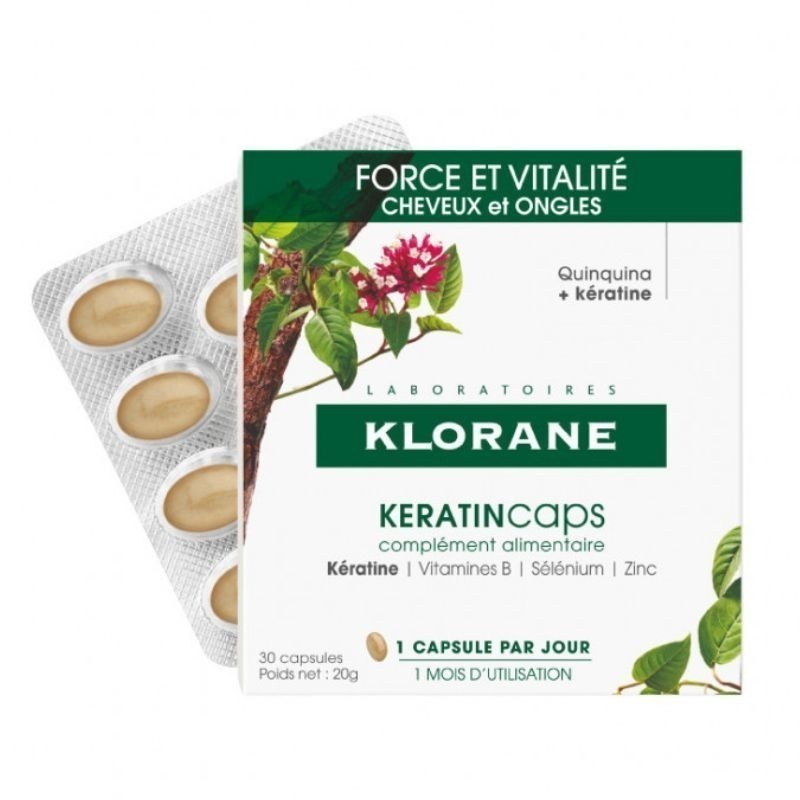 Klorane KeratinCaps 3x30 cápsulas