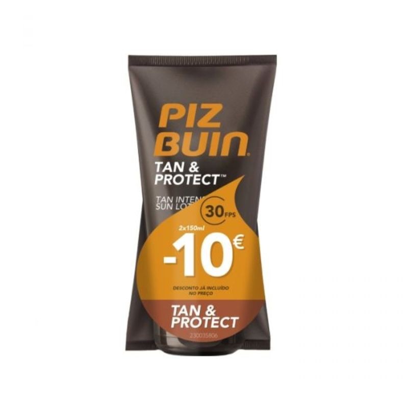 Piz Buin Tan & Protect Loção Intensificadora de Bronzeado SPF30 2x150ml Piz Buin Tan & Protect Loção Intensificadora de Bronzeado SPF30 2x150ml