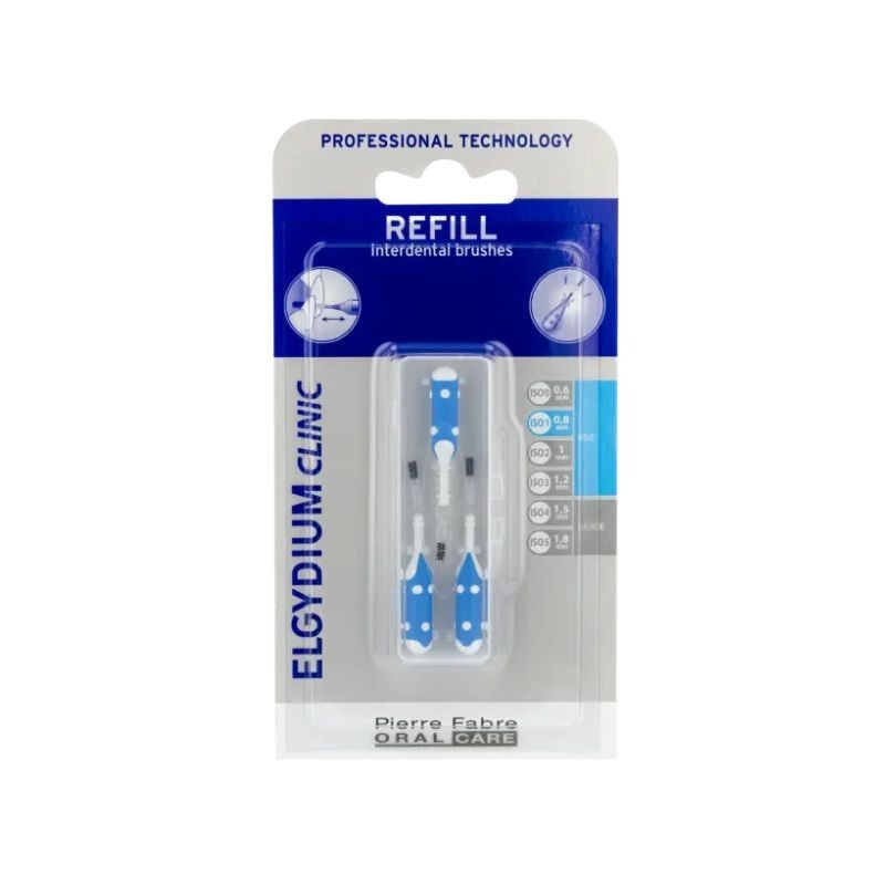 Elgydium Clinic Recarga para Escovilhão Azul 3 unidades