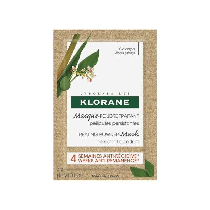 Klorane Galanga Shampoo Máscara em Pó Anticaspa 8 Unidades