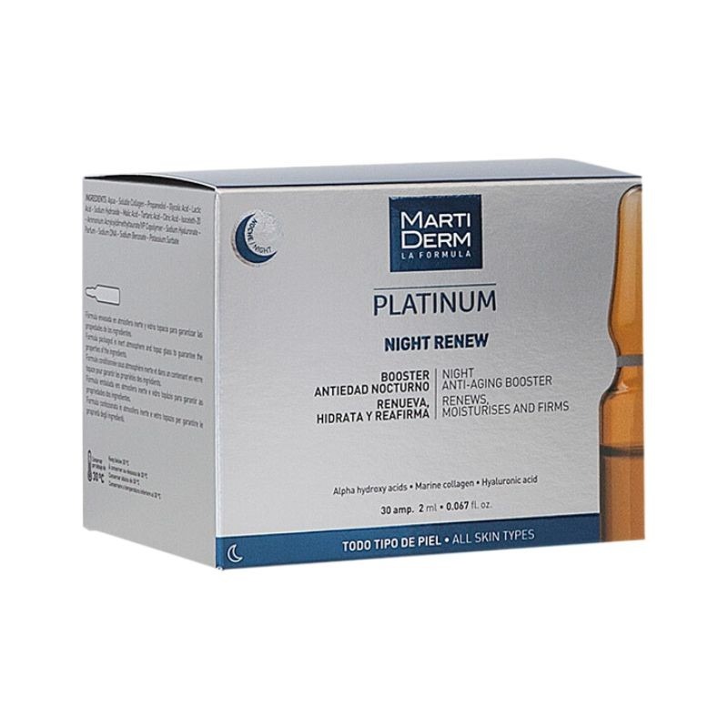 Martiderm Platinum Night Renew 30 ampolas