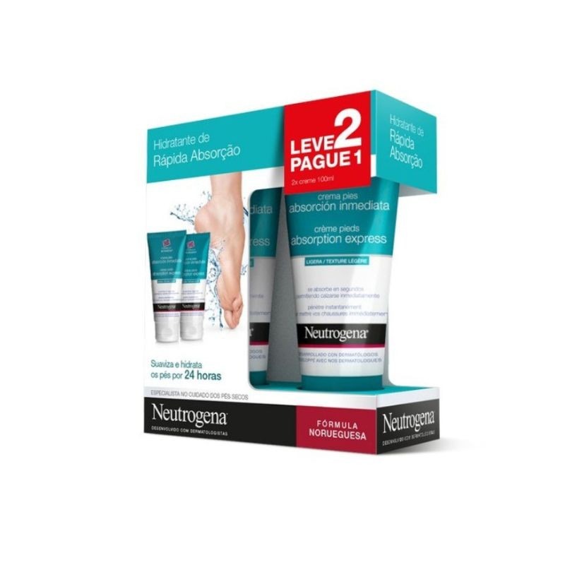 Neutrogena Creme de Pés Absorção Rápida 100ml Oferta 2ª unidade