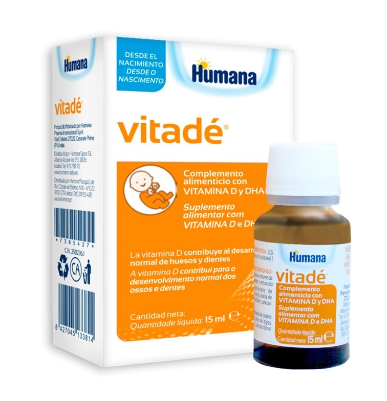 Humana Vitadé Suplemento Alimentar Gotas 15ml Humana Vitadé Suplemento Alimentar Gotas 15ml