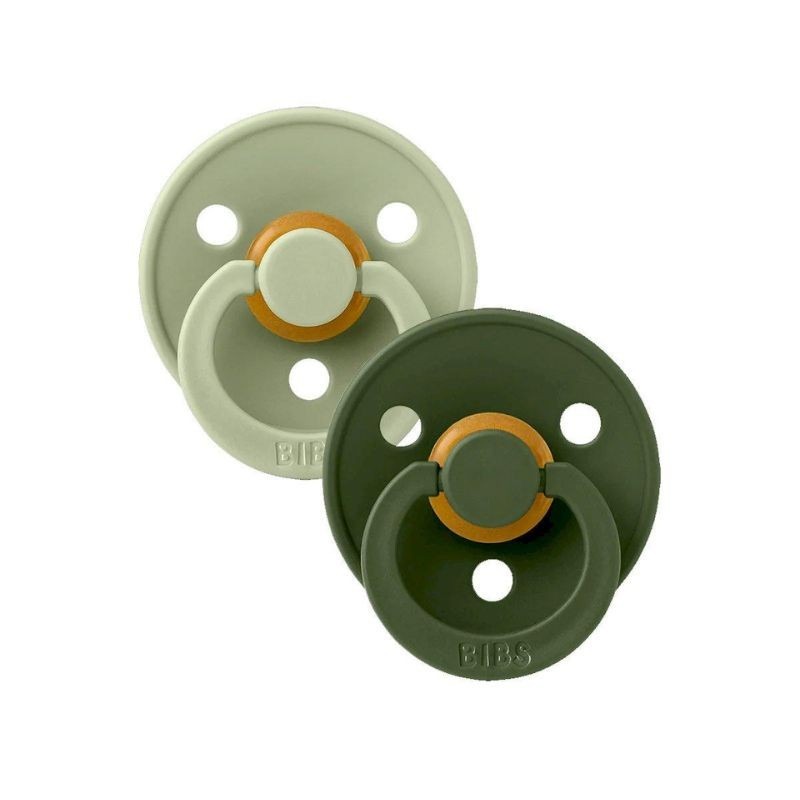 Bibs Colour 2 Chupetas Sage/Hunter Green 6-18 meses