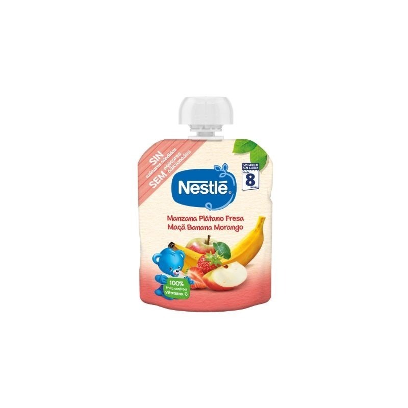 Nestlé NaturNes Maçã Banana Morango 90g