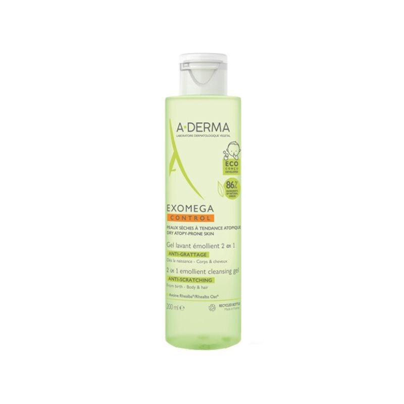 A-derma Exomega Gel de Limpeza Corporal 200ml