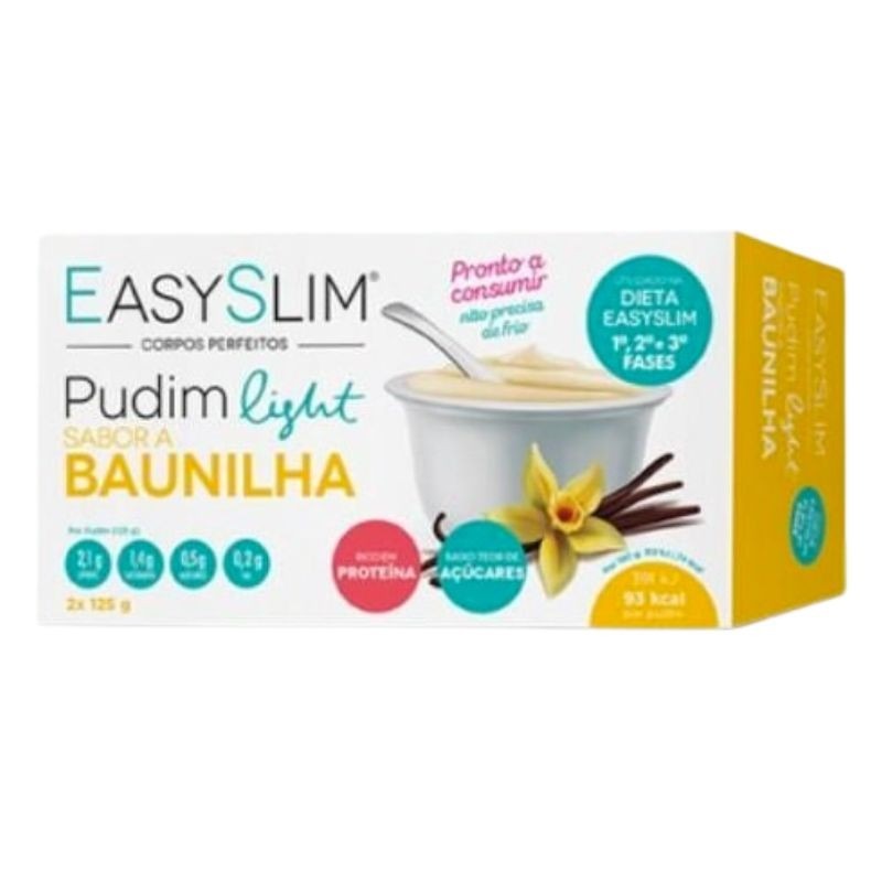 EasySlim Pudim Light Baunilha 2x125g