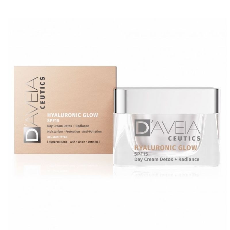 D'aveia Ceutics Hyaluronic Glow Creme SPF15 50ml D'aveia Ceutics Hyaluronic Glow Creme SPF15 50ml