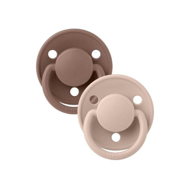 Bibs De Lux 2 Chupetas Woodchuck/Blush 0-3 anos