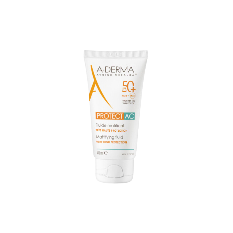 A-derma Protect AC Fluido Rosto Matificante SPF50+ 40ml A-derma Protect AC Fluido Rosto Matificante SPF50+ 40ml