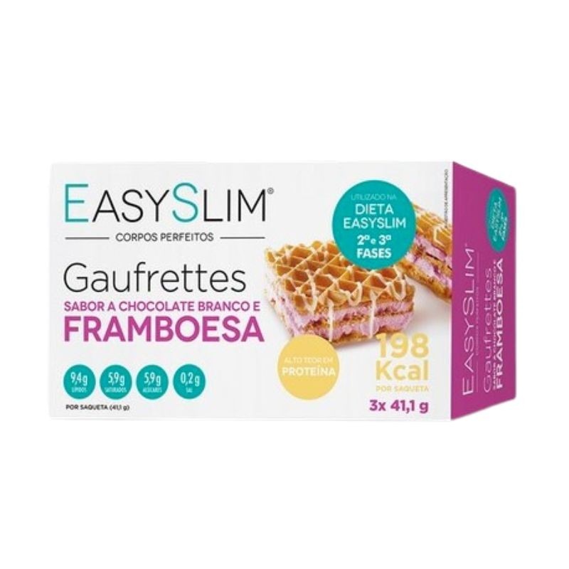Easyslim Gaufrett Chocol Br Framb 41,1g X 3