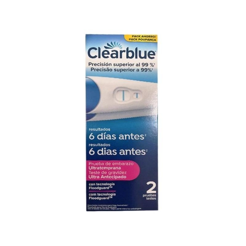 Clearblue Teste de Gravidez Ultra Antecipado 2 unidades