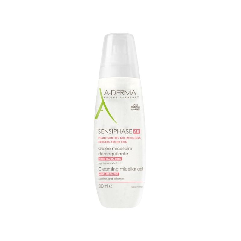 A-derma Sensiphase AR Geleia Micelar Antivermelhidão 200ml