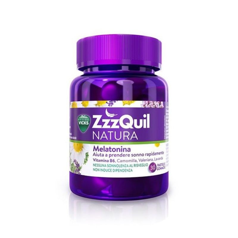 Vicks Zzzquil Natura Melatonina 30 Gomas
