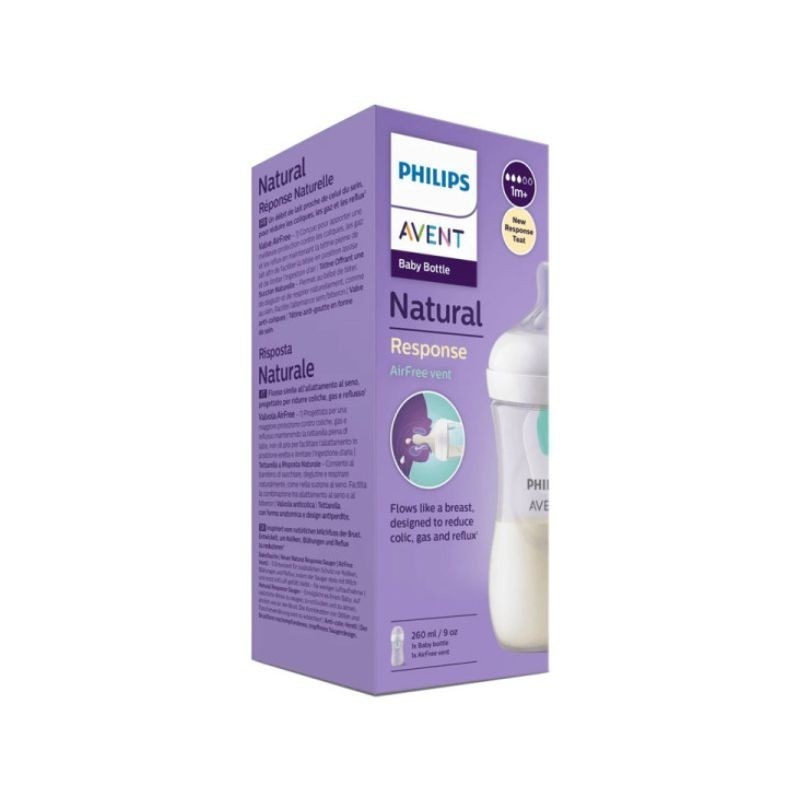 Philips Avent Biberão Natural Response Airfree 260ml T3 1M+