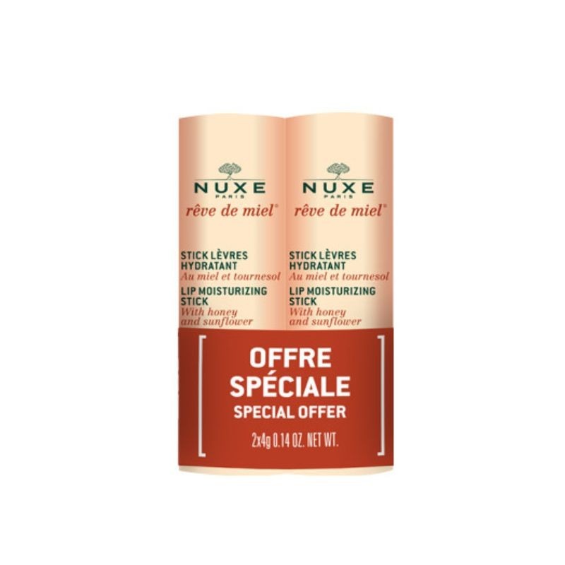 Nuxe Rêve de Miel Stick Lábios 2x4g