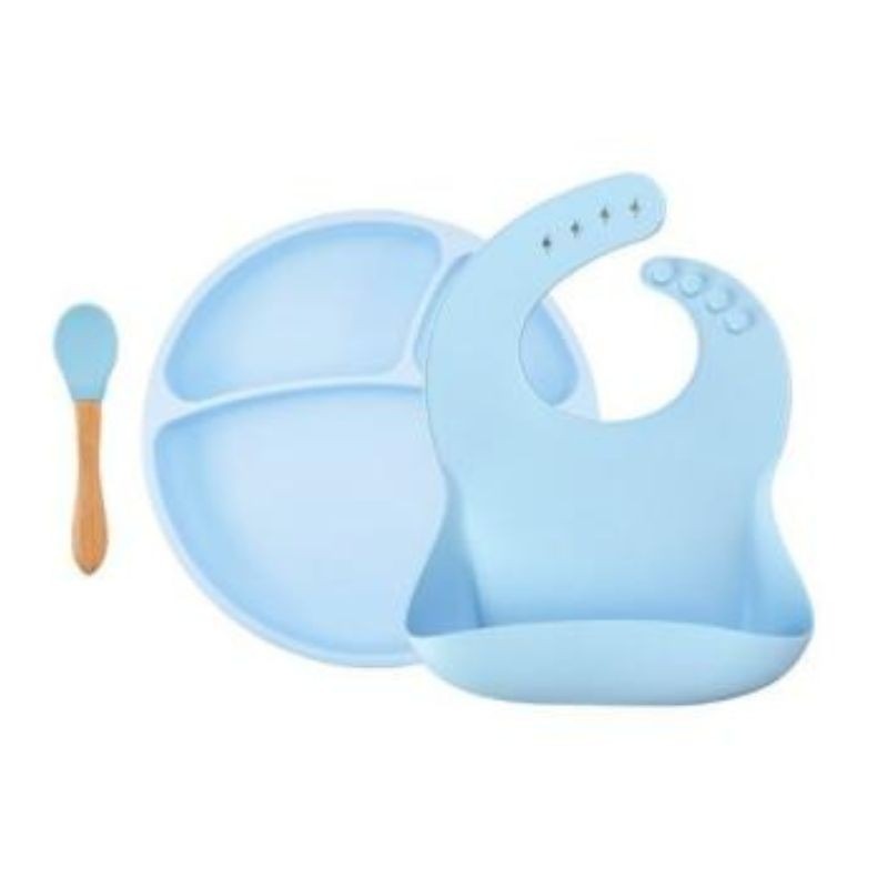 Minikoioi Conjunto de Alimentação BLW Set II Azul