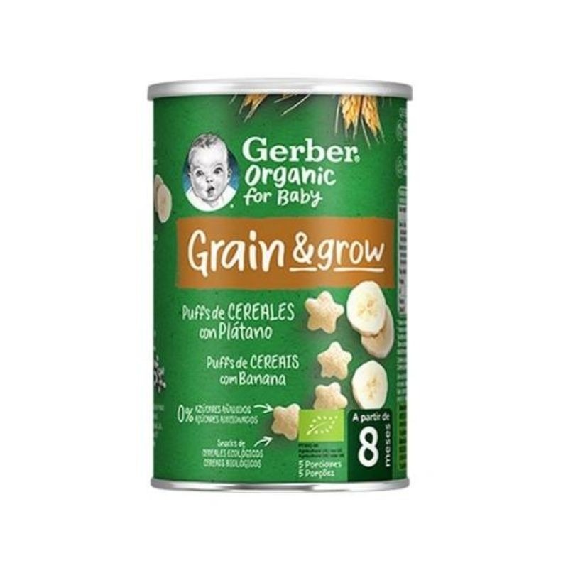 Gerber Organic Puffs Banana 8M+ 35g
