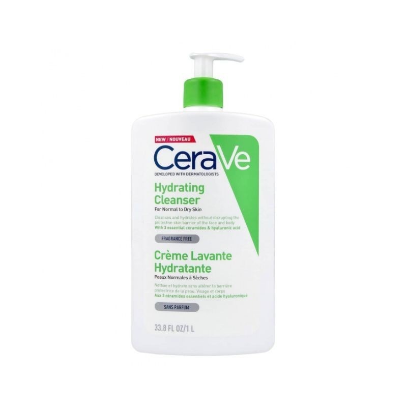 CeraVe Hydrating Cleanser Creme de Limpeza Hidratante 1000ml