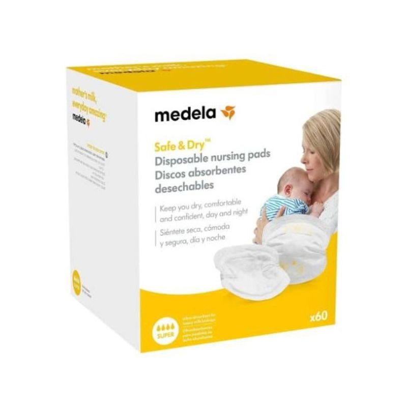 Medela Safe & Dry Protetores de Seio Descartáveis 60 unidades