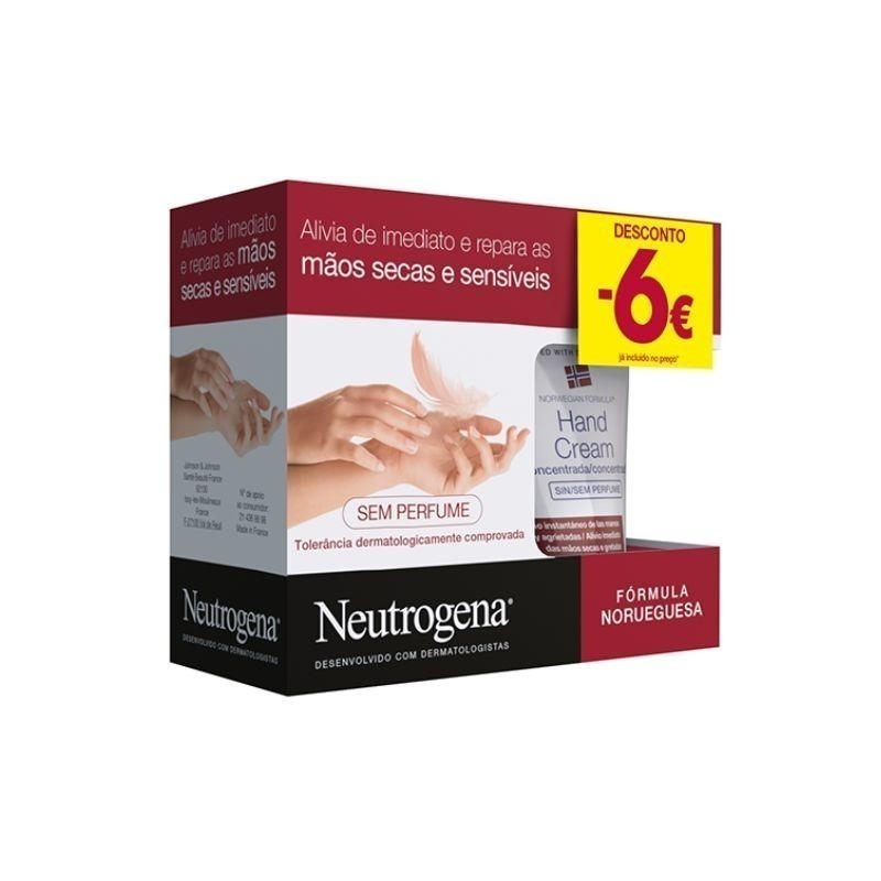 Neutrogena Creme de Mãos Concentrado sem Perfume 2x50ml