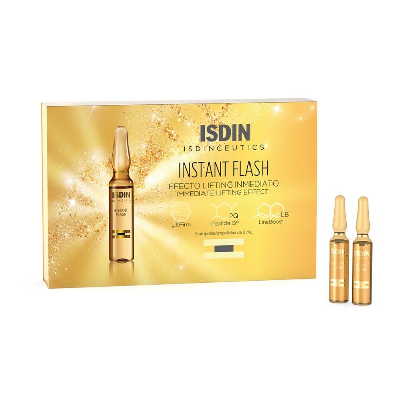Isdinceutics Instant Flash Monodoses Efeito lifting imediato, 5 Ampola 2ml