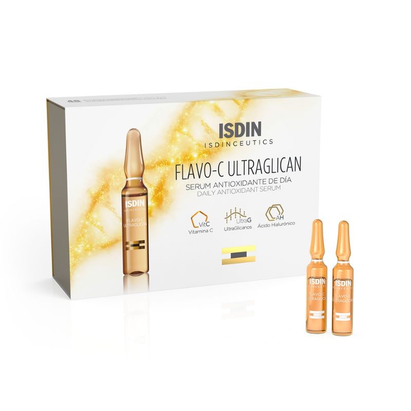 Isdinceut Flavo C Ultraglican Amp 2ml X10
