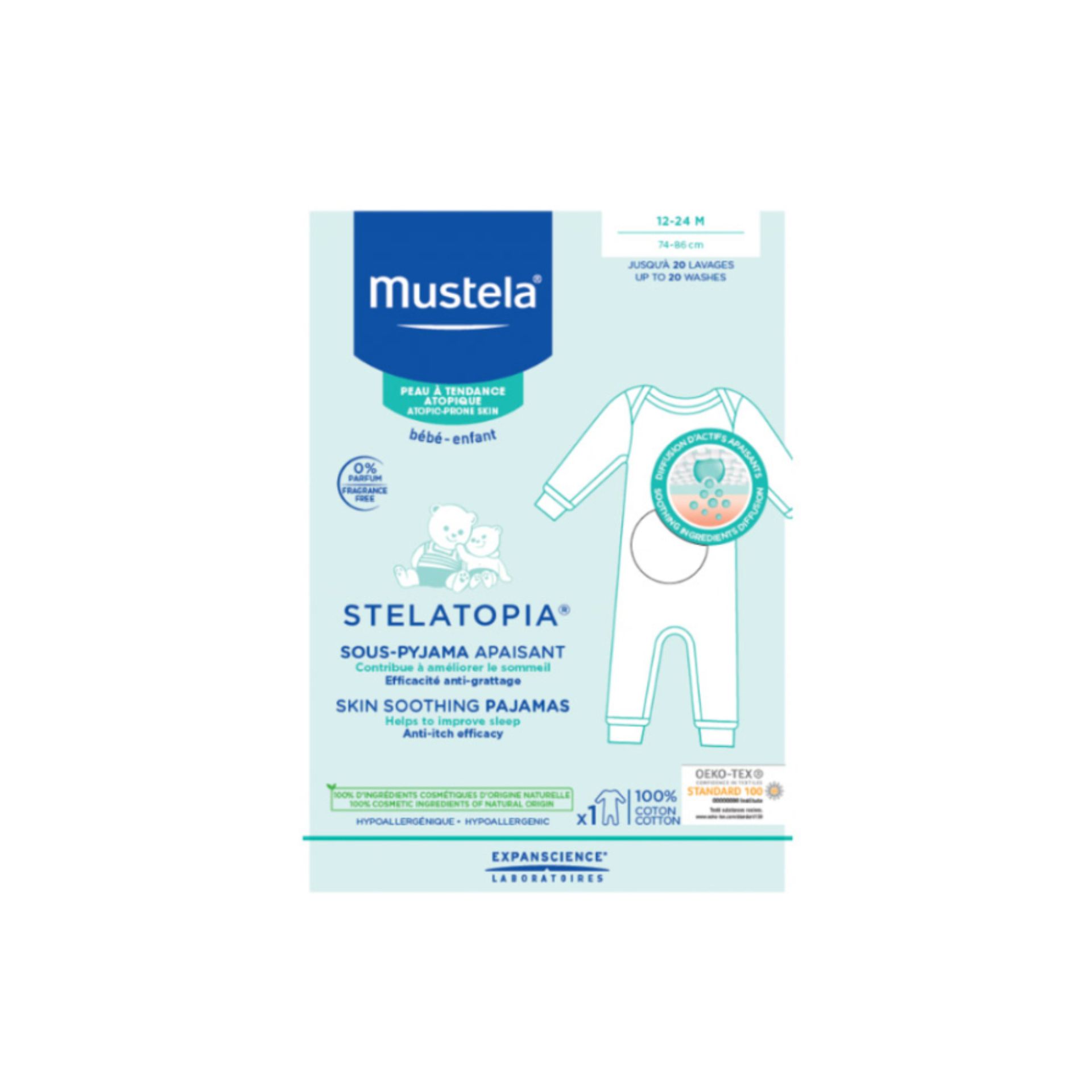 Mustela Bebé Stelatopia Pijama Calmante 12-24M 1unid.