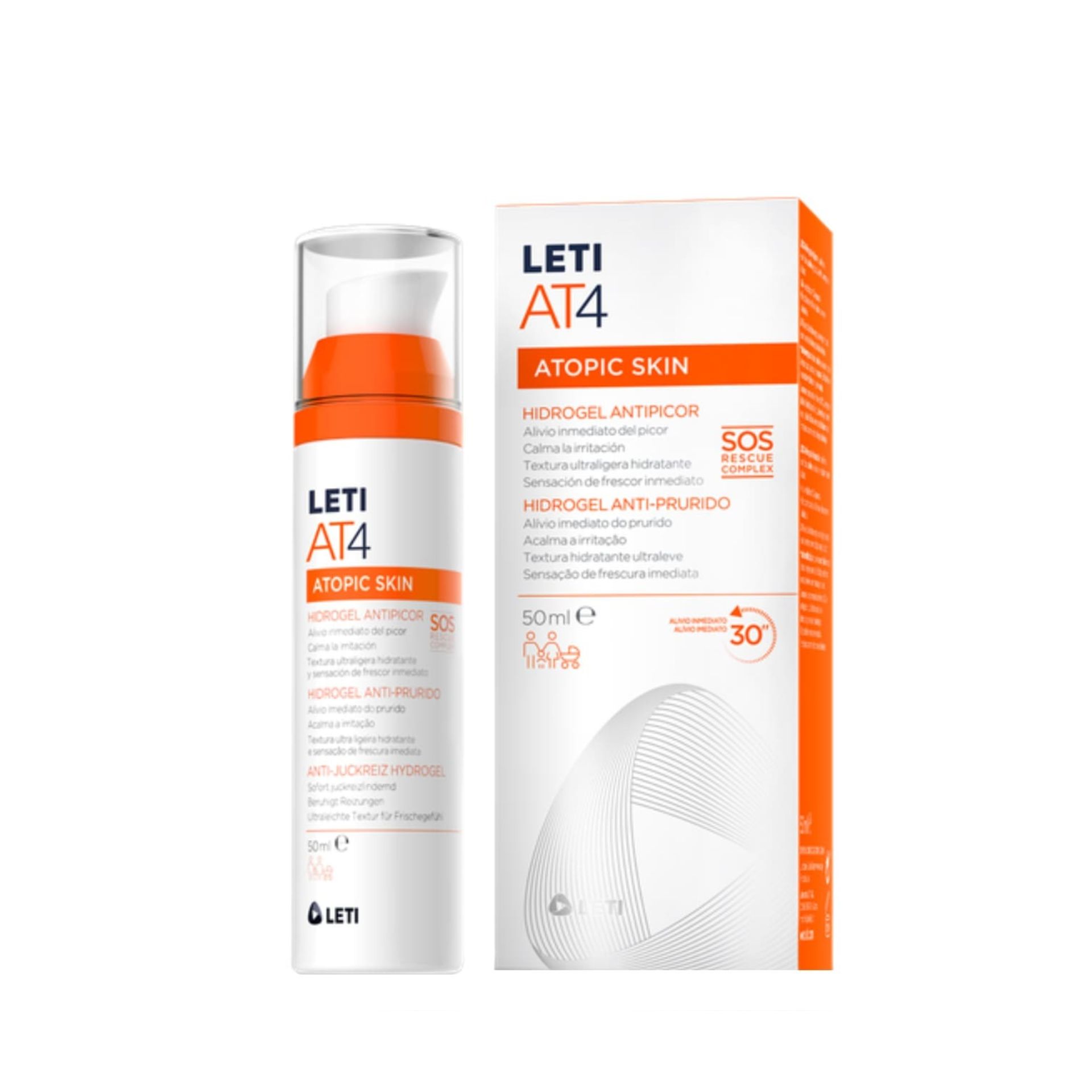 LetiAT4 Pele Atópica Hidrogel Anti-Prurido SOS 50ml