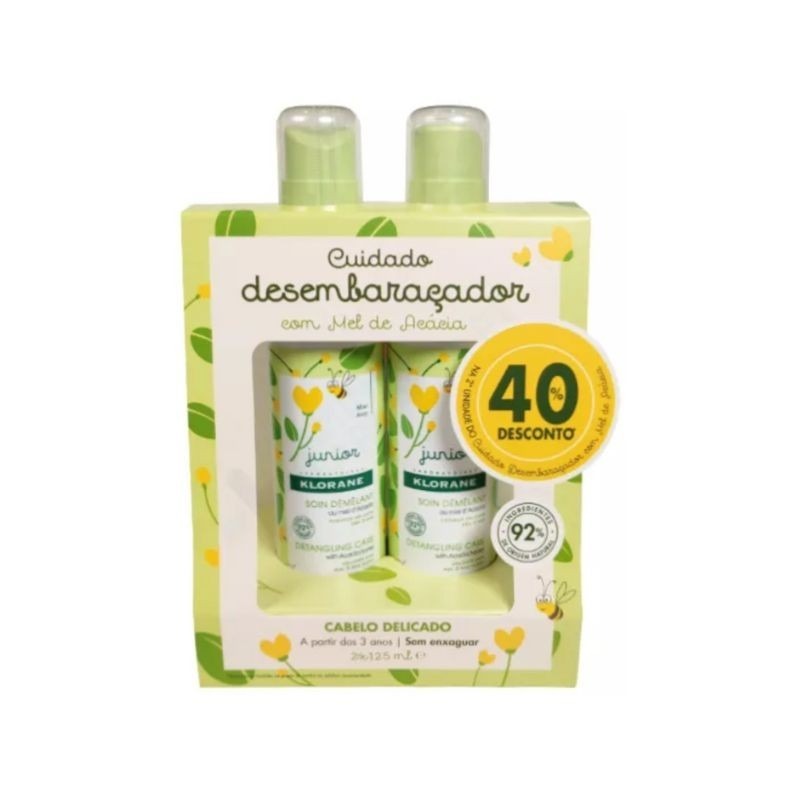 Klorane Júnior Spray Desembaraçador 2x125ml