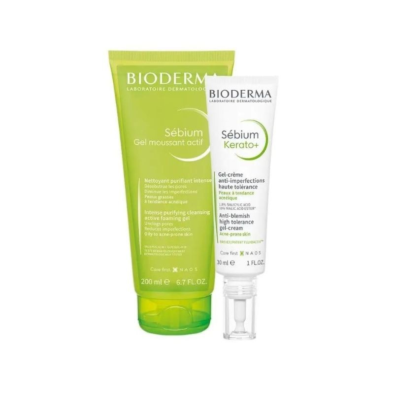 Sebium Bioderma Kera+Gel-Cr 30+Gel200Ml