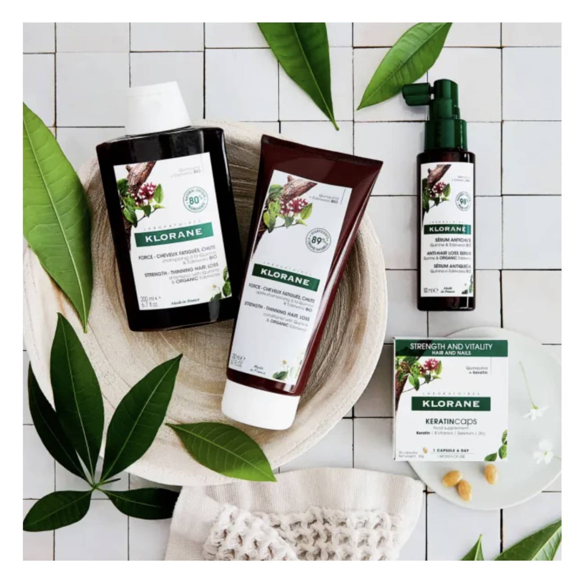 Klorane Quinina Bio Shampoo Fortificante Antiqueda 200ml