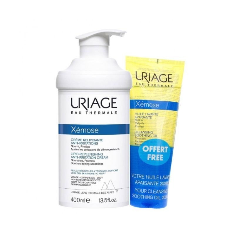 Uriage Xemose Cr Emol 400Ml+Of Ol 200Ml