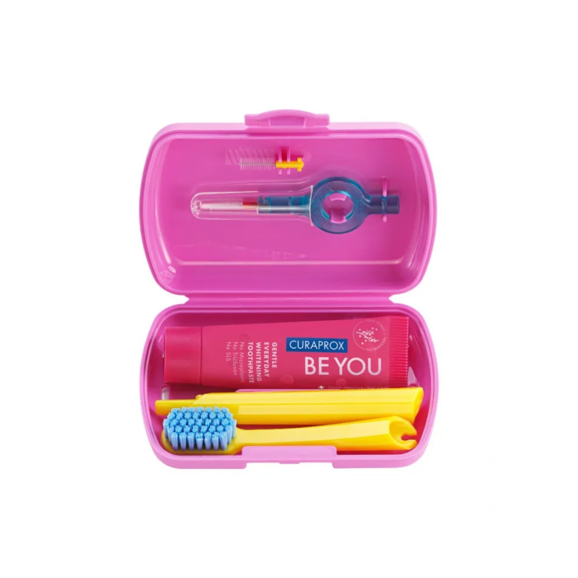 Curaprox Viagem Kit Challenger Rosa Cl