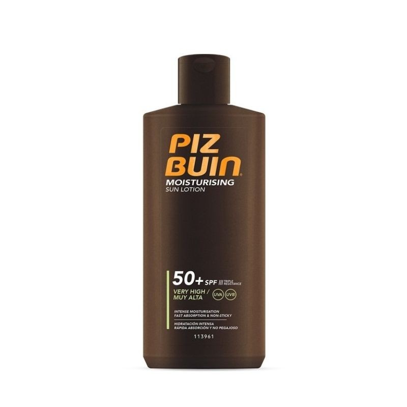 Piz Buin Moisturising Loção Solar SPF50+ 200ml