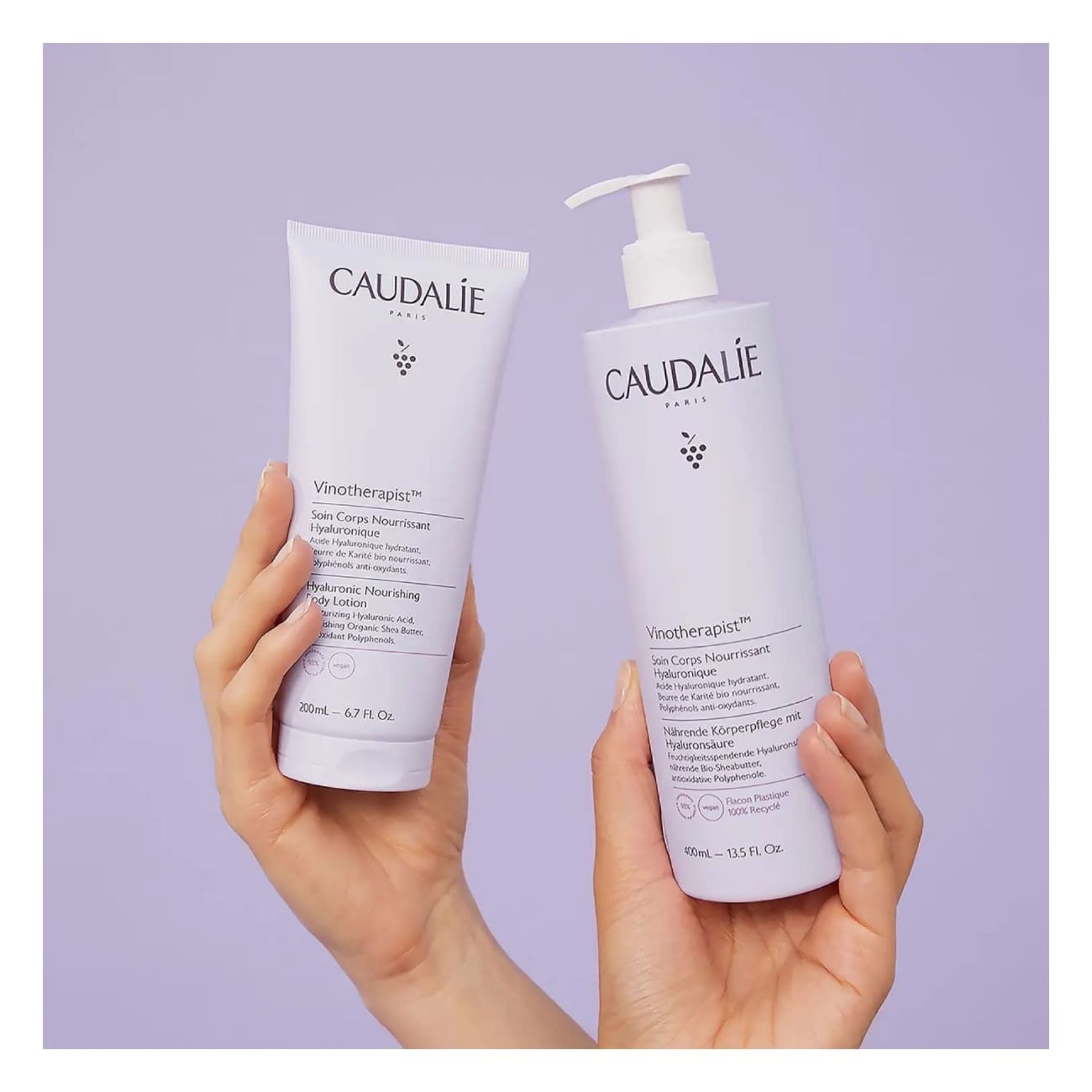 Caudalie Vinotherapist Loção Corporal Nutritiva Hialurónica 400 ml