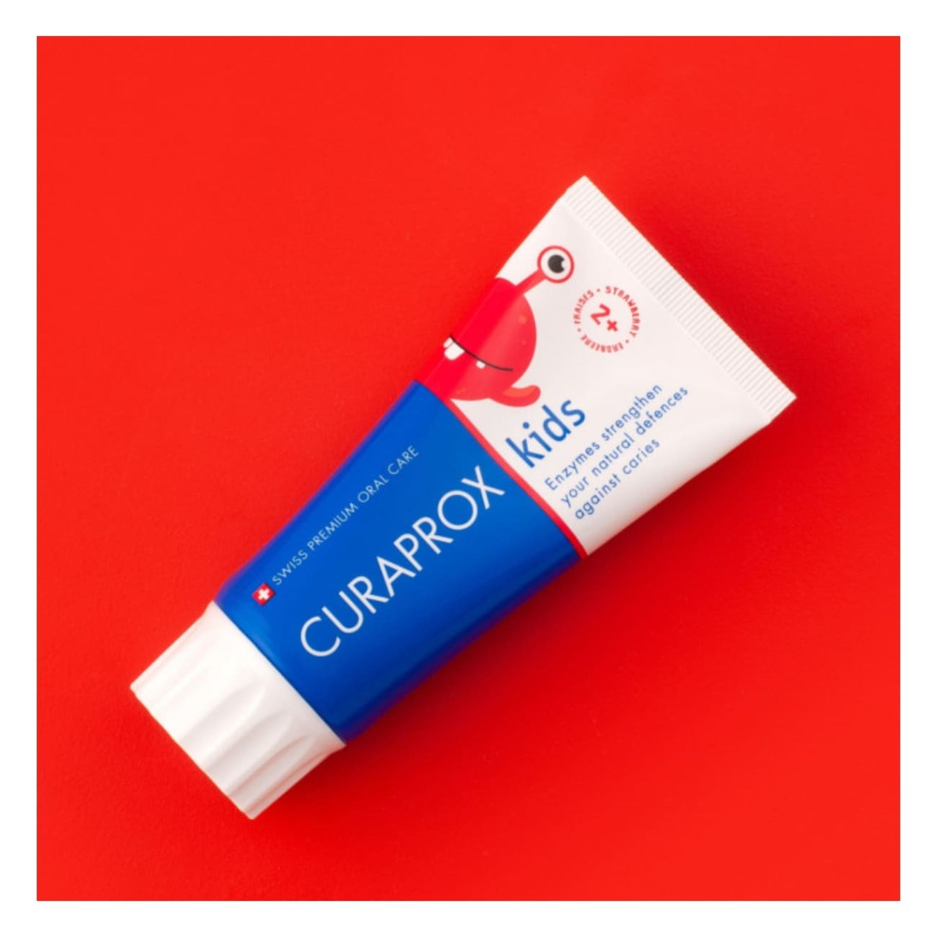 Curaprox Kids Pasta de Dentes +2 Anos Morango 60ml